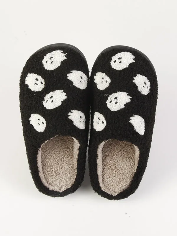 Blue Zone Planet |  Halloween Ghost Slippers Unisex Thick-soled Soft-soled Thick Non-slip Slippers
