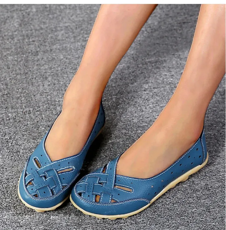 Breathable Leather Loafers