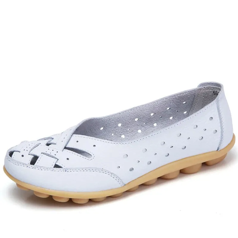 Breathable Leather Loafers