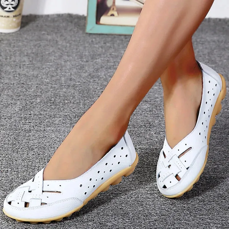 Breathable Leather Loafers
