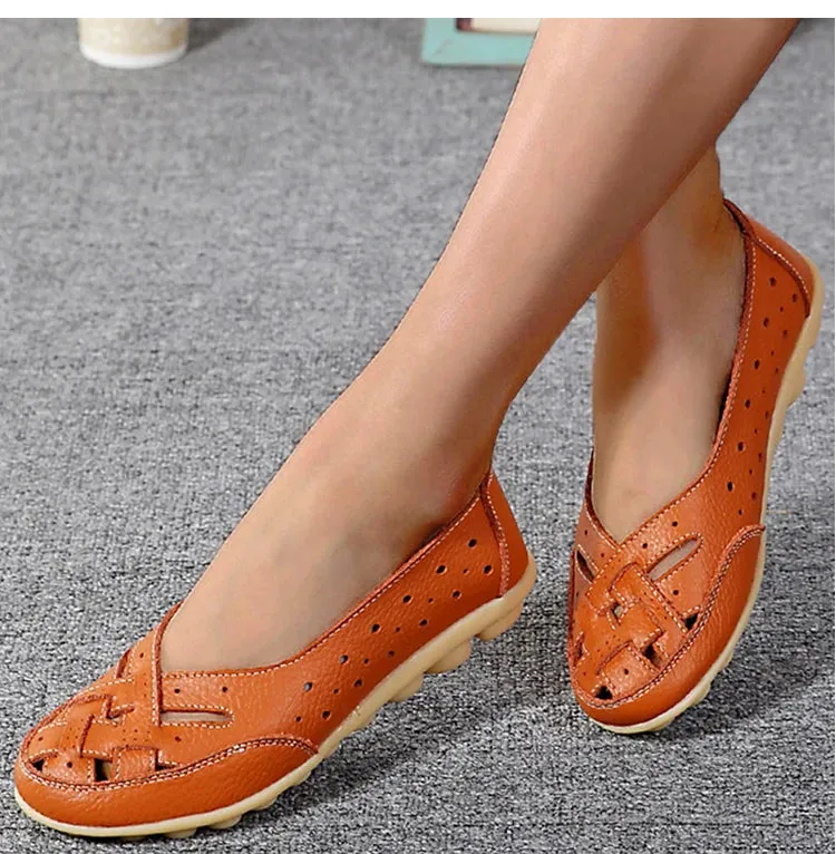 Breathable Leather Loafers