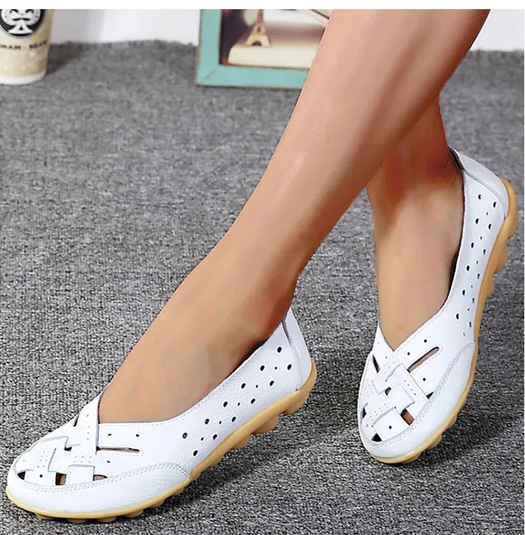 Breathable Leather Loafers