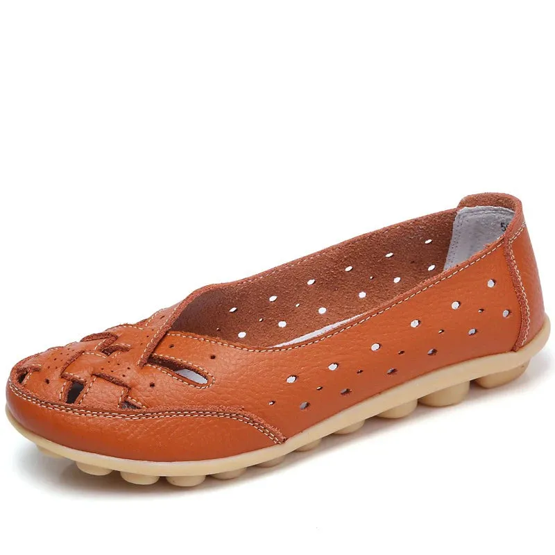 Breathable Leather Loafers
