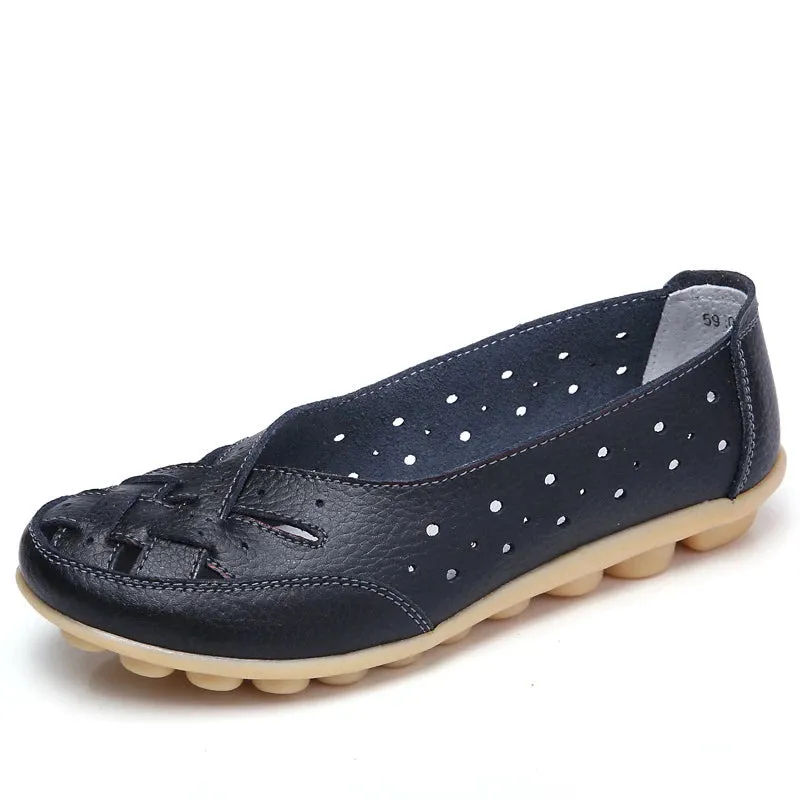 Breathable Leather Loafers