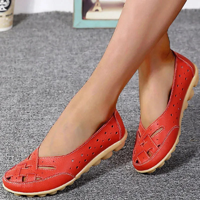 Breathable Leather Loafers