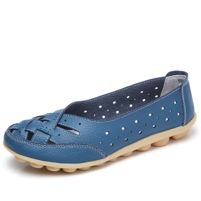 Breathable Leather Loafers