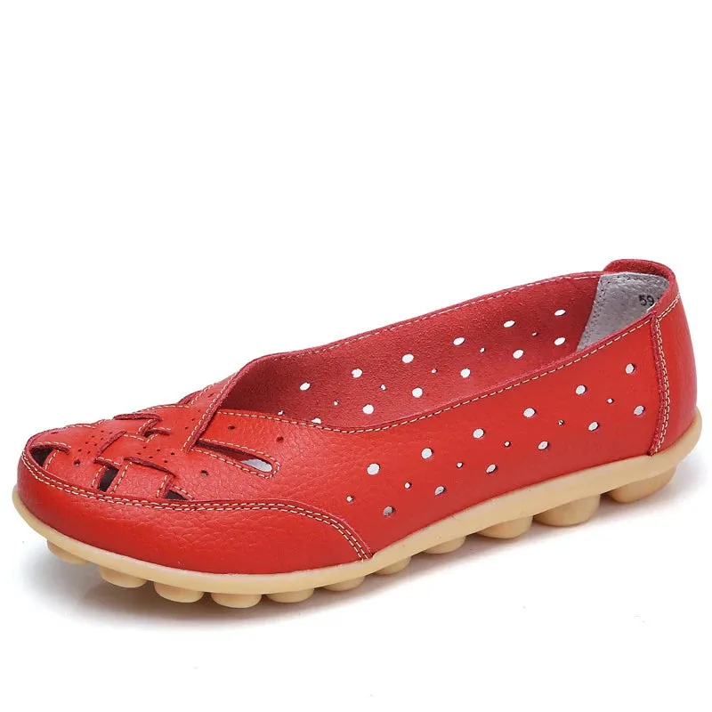 Breathable Leather Loafers