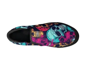 Candy Skull Slip Ons