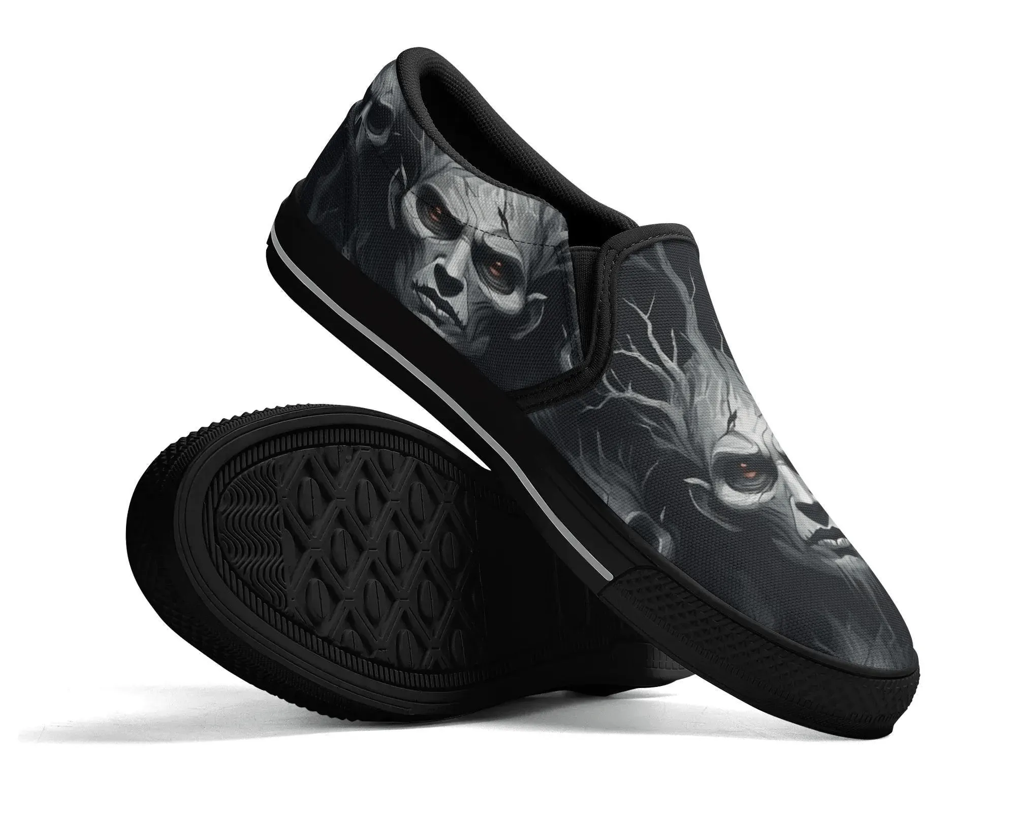 Evil Roots Slip Ons