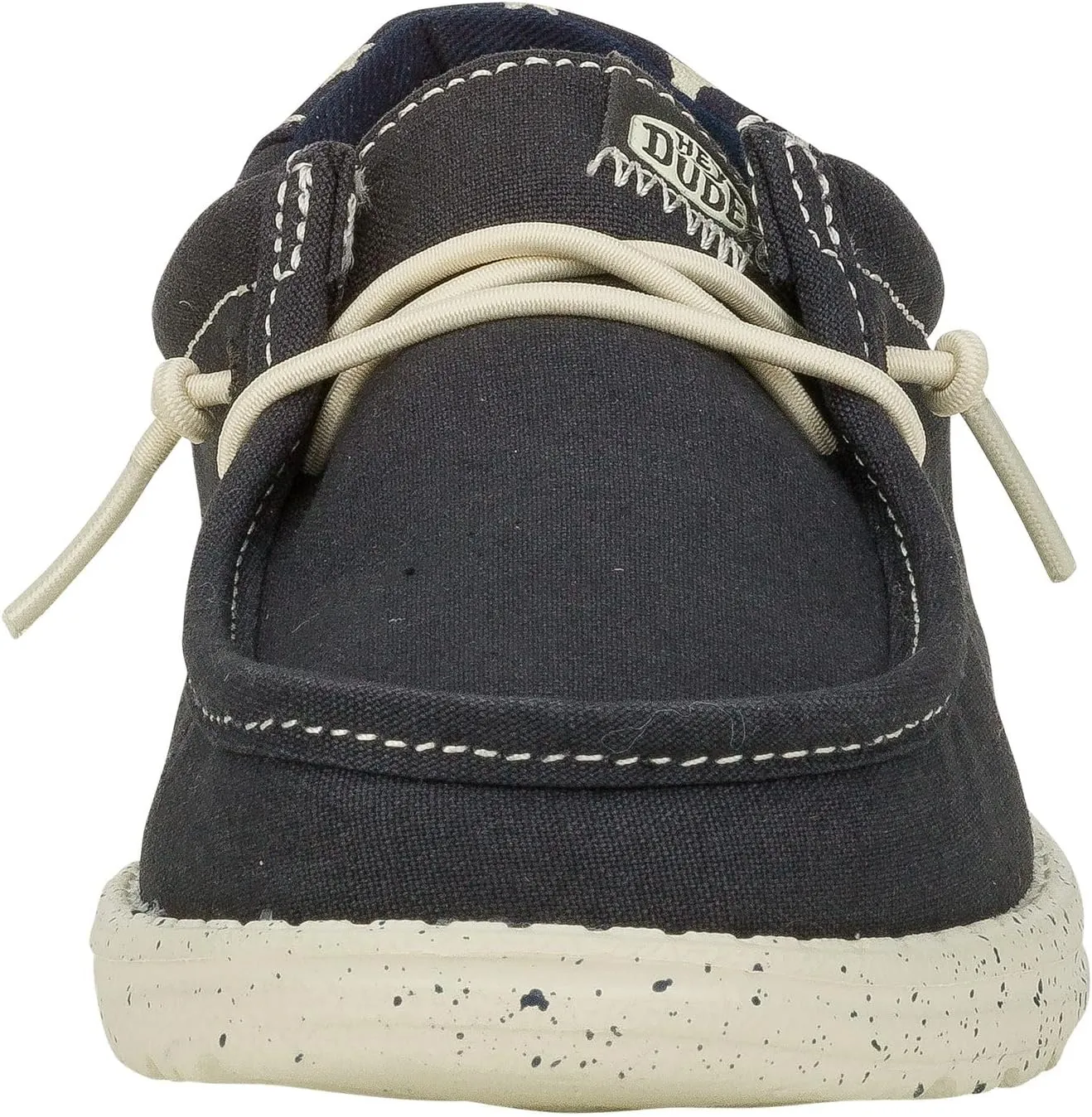 Hey Dude Kids Wally Americana (Little Kid/Big Kid) - Loafers for Kids - Printed Canvas Upper - Leather Lining