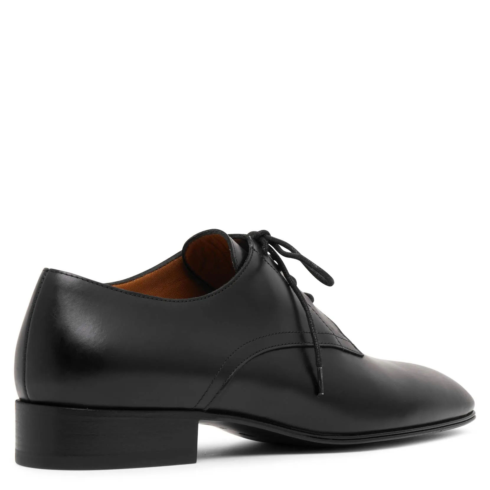 Kay Oxford black lace-up flats