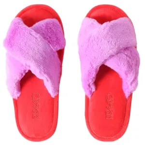 Kip & Co Bubble Raspberry Bubble Kids Slippers