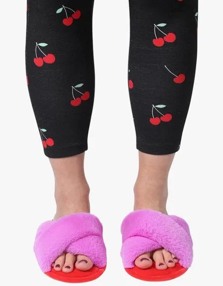 Kip & Co Bubble Raspberry Bubble Kids Slippers
