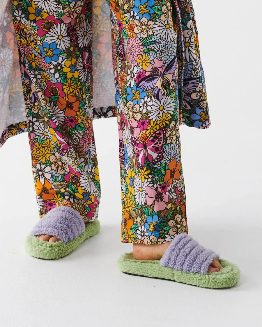 Kip & Co - Quilted Sherpa Adult Slipper (Mint Gelato)
