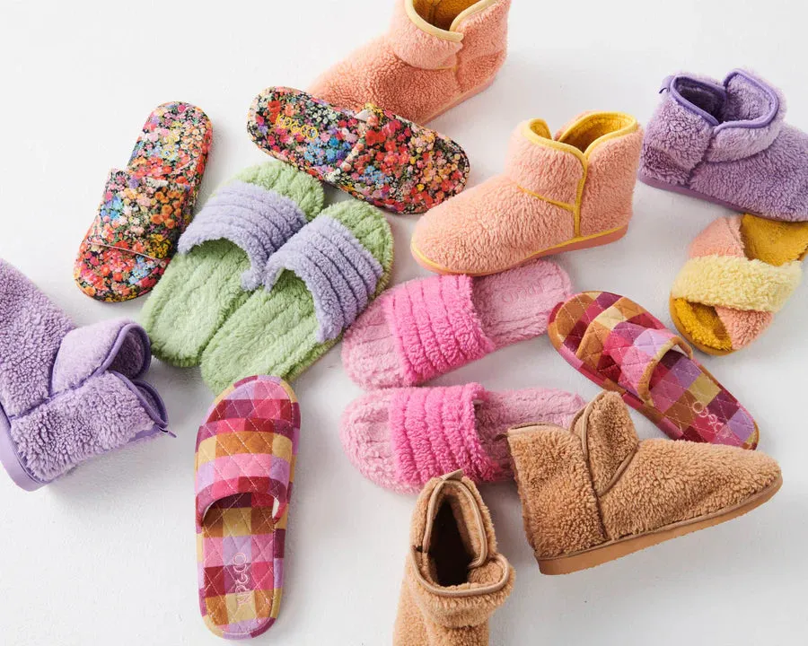 Kip & Co - Quilted Sherpa Adult Slipper (Mint Gelato)