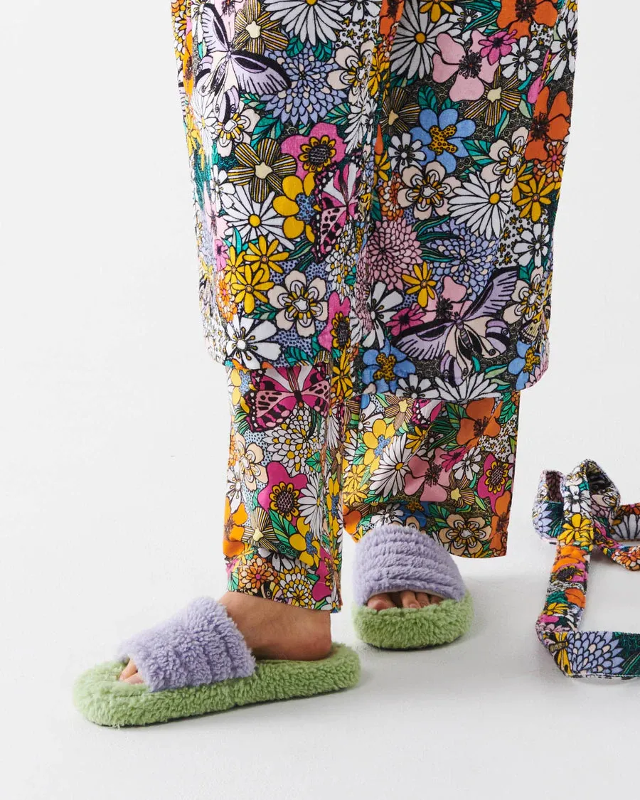 Kip & Co - Quilted Sherpa Adult Slipper (Mint Gelato)