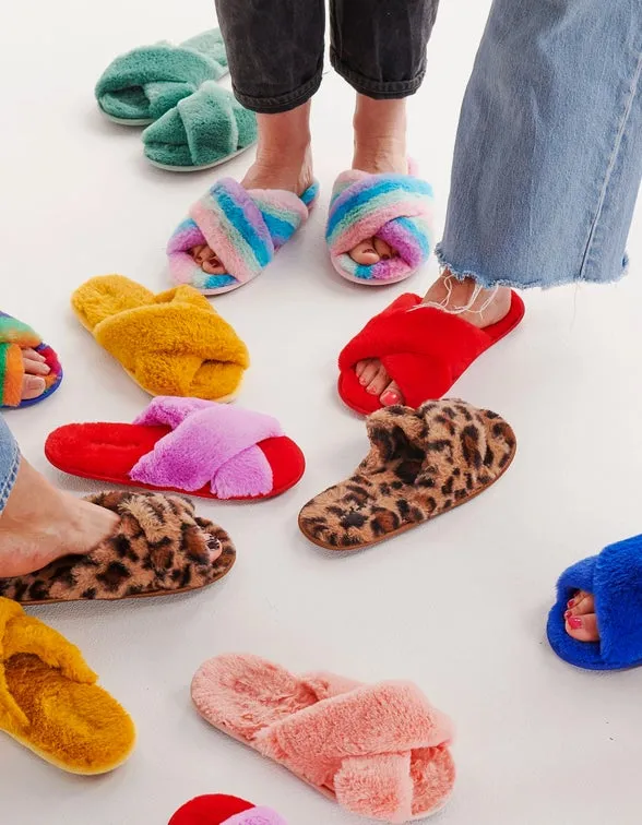 Kip & Co Rainbow Blast Slippers ~ Kids