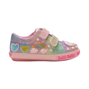 Lelli Kelly Rainbow Mary Janes - Unicorn 2037 - Multi