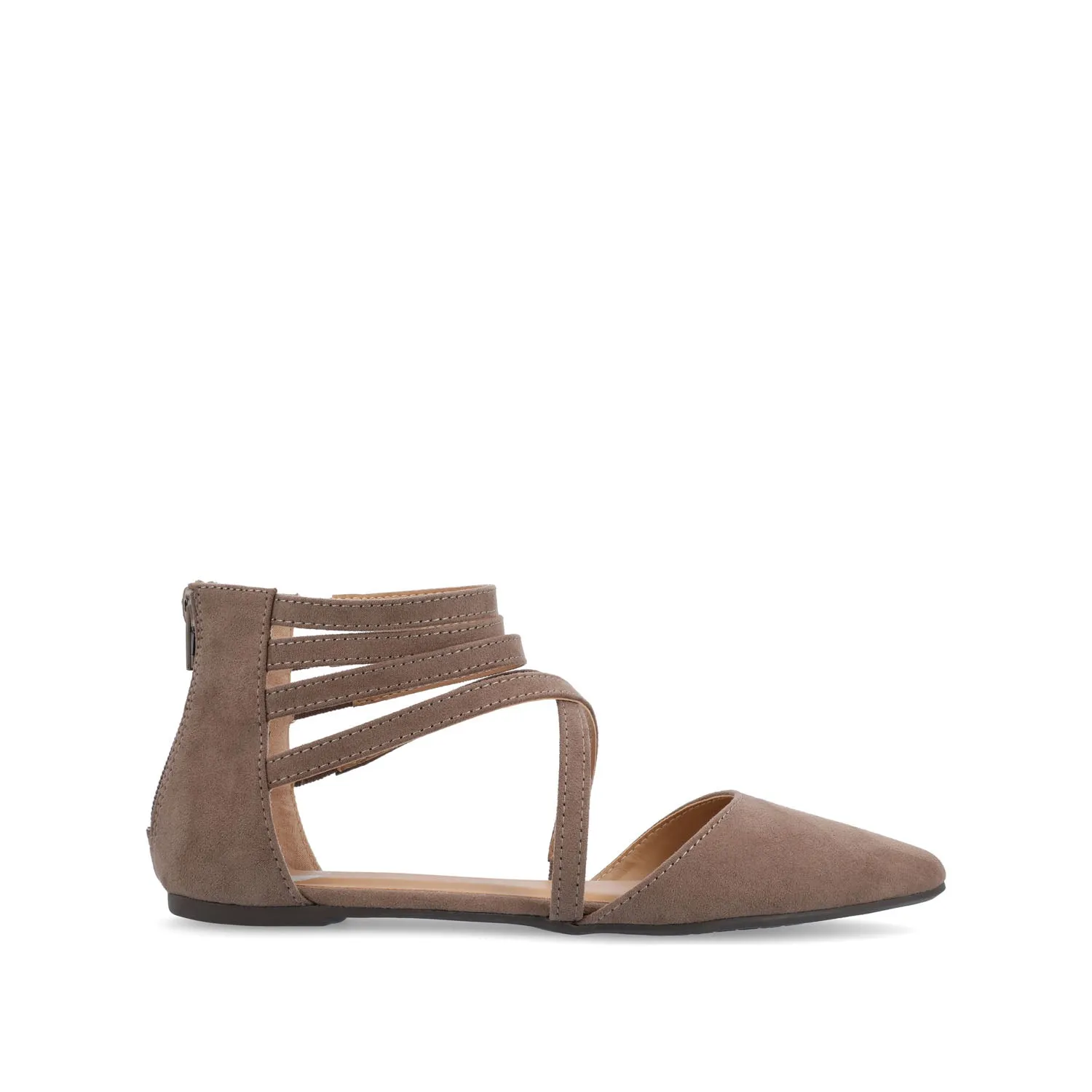 MARLEE D'ORSAY FLATS IN FAUX SUEDE