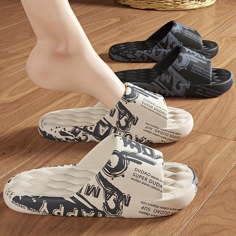 Men's Summer Indoor Home Non-Slip Thick Soled Slippers