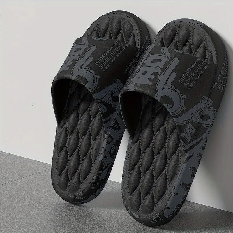 Men's Summer Indoor Home Non-Slip Thick Soled Slippers