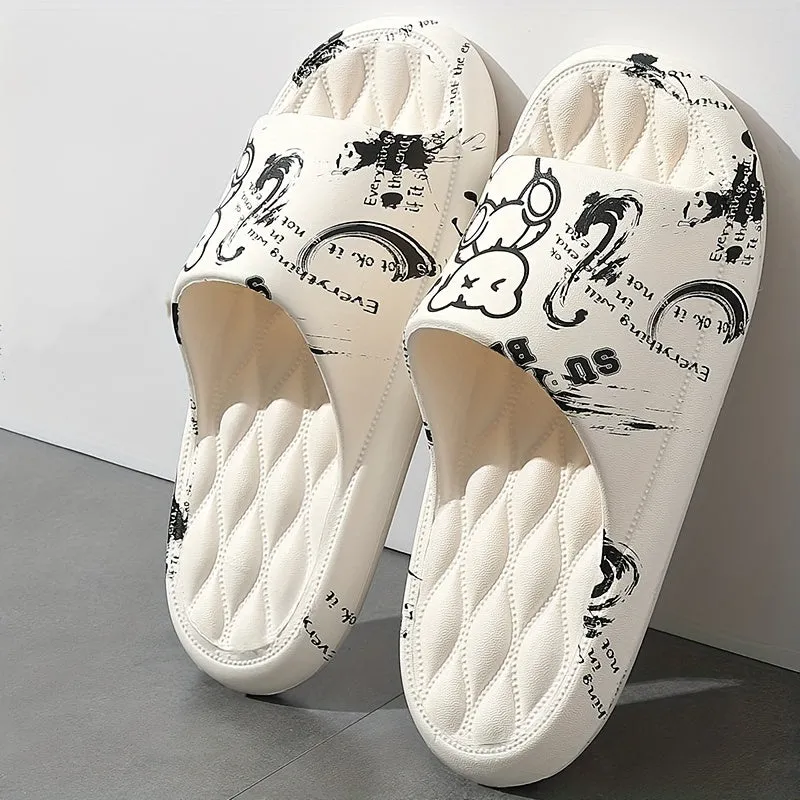 Men's Summer Indoor Home Non-Slip Thick Soled Slippers
