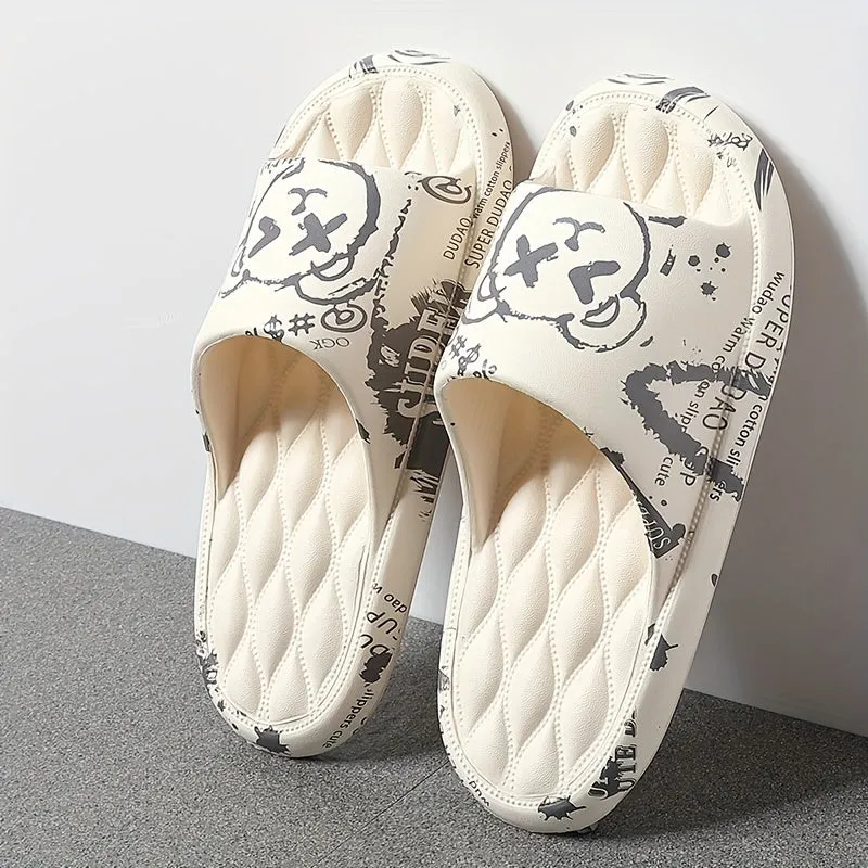 Men's Summer Indoor Home Non-Slip Thick Soled Slippers