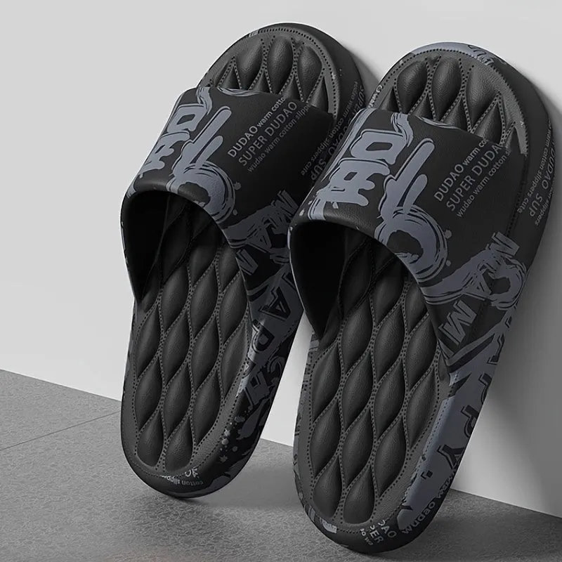 Men's Summer Indoor Home Non-Slip Thick Soled Slippers