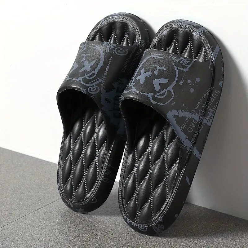Men's Summer Indoor Home Non-Slip Thick Soled Slippers