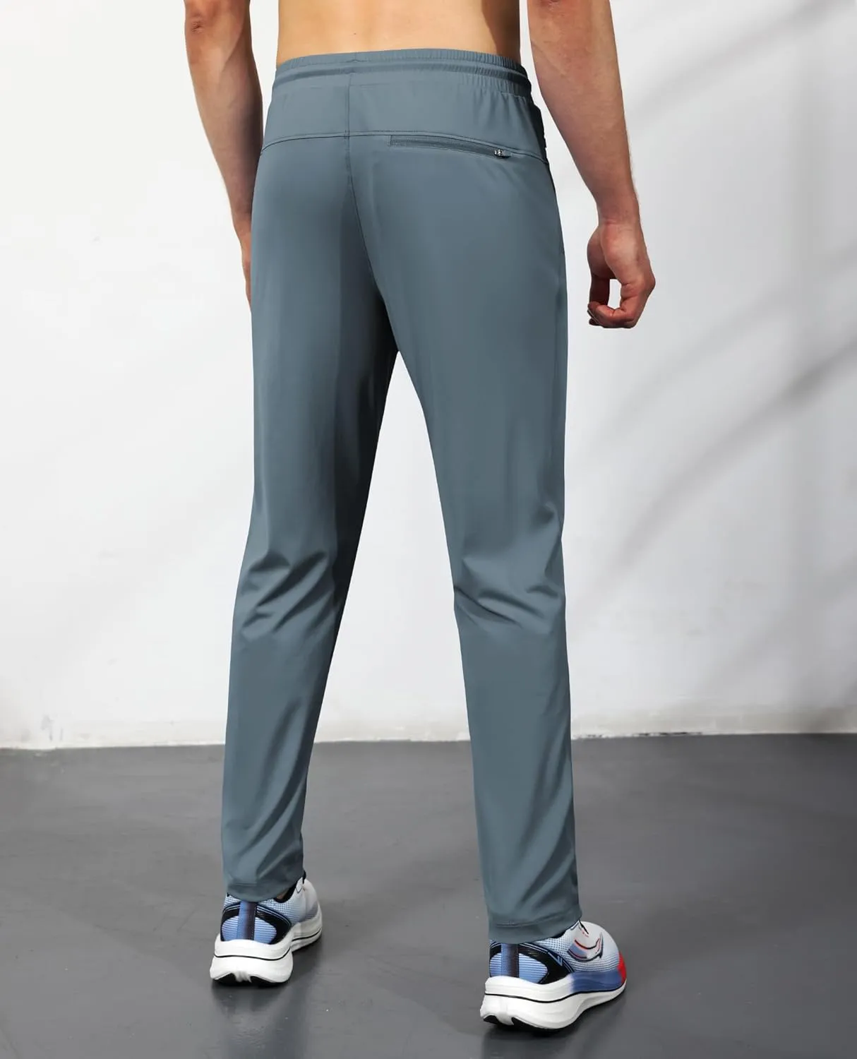 Men's Sweatpants with Zipper Pockets, Athletic Joggers Pants for Running, Workout, Outdoor