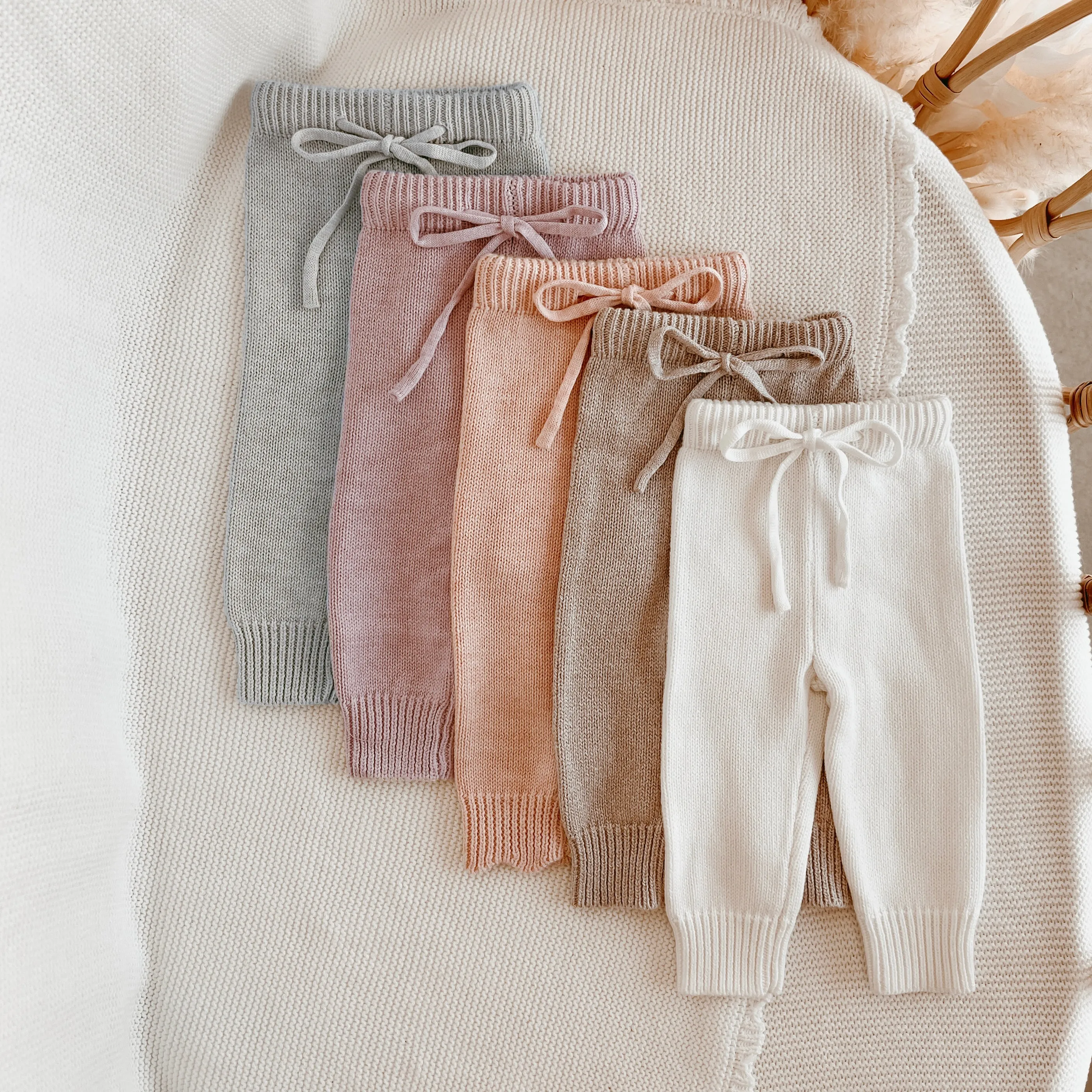 Mini Knit Pants - Lavender