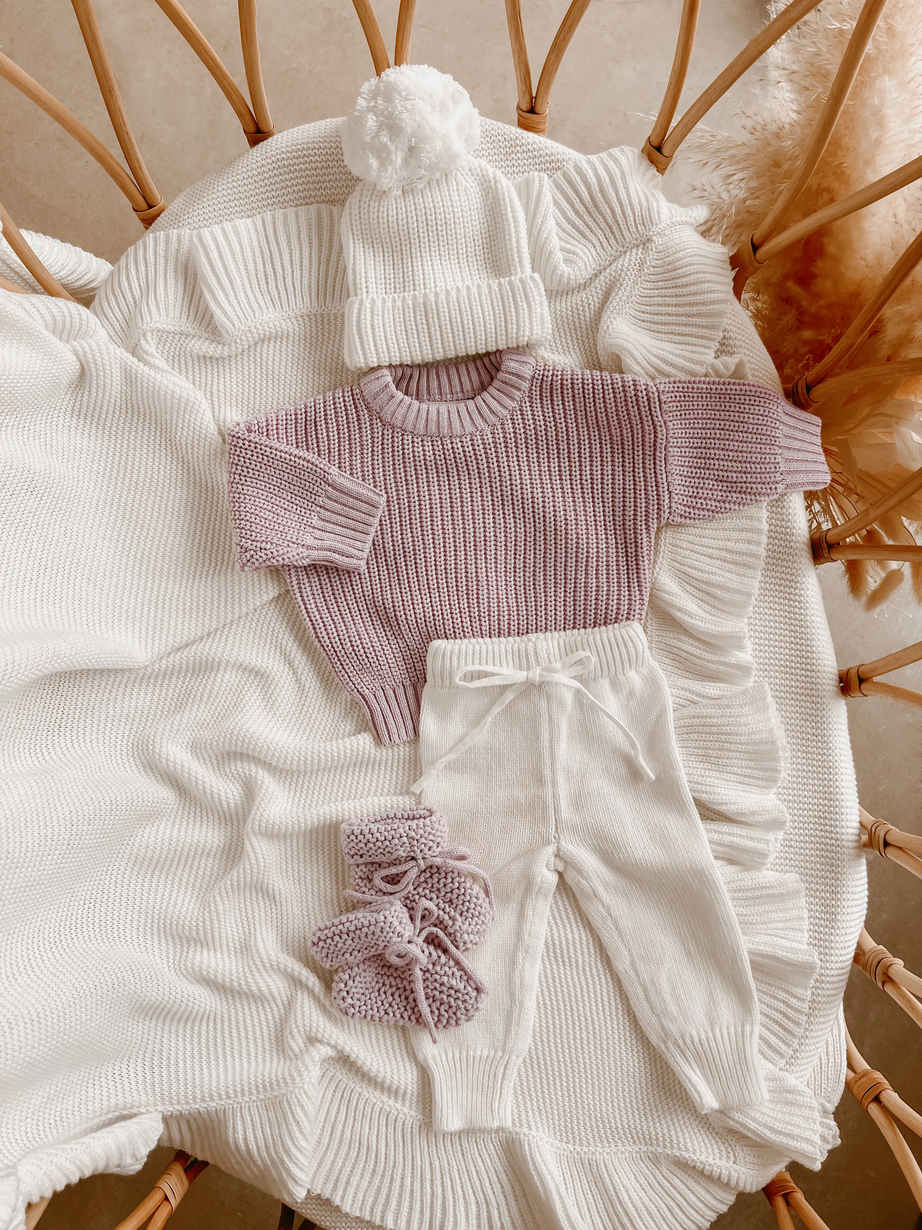 Mini Knit Sweater - Lavender