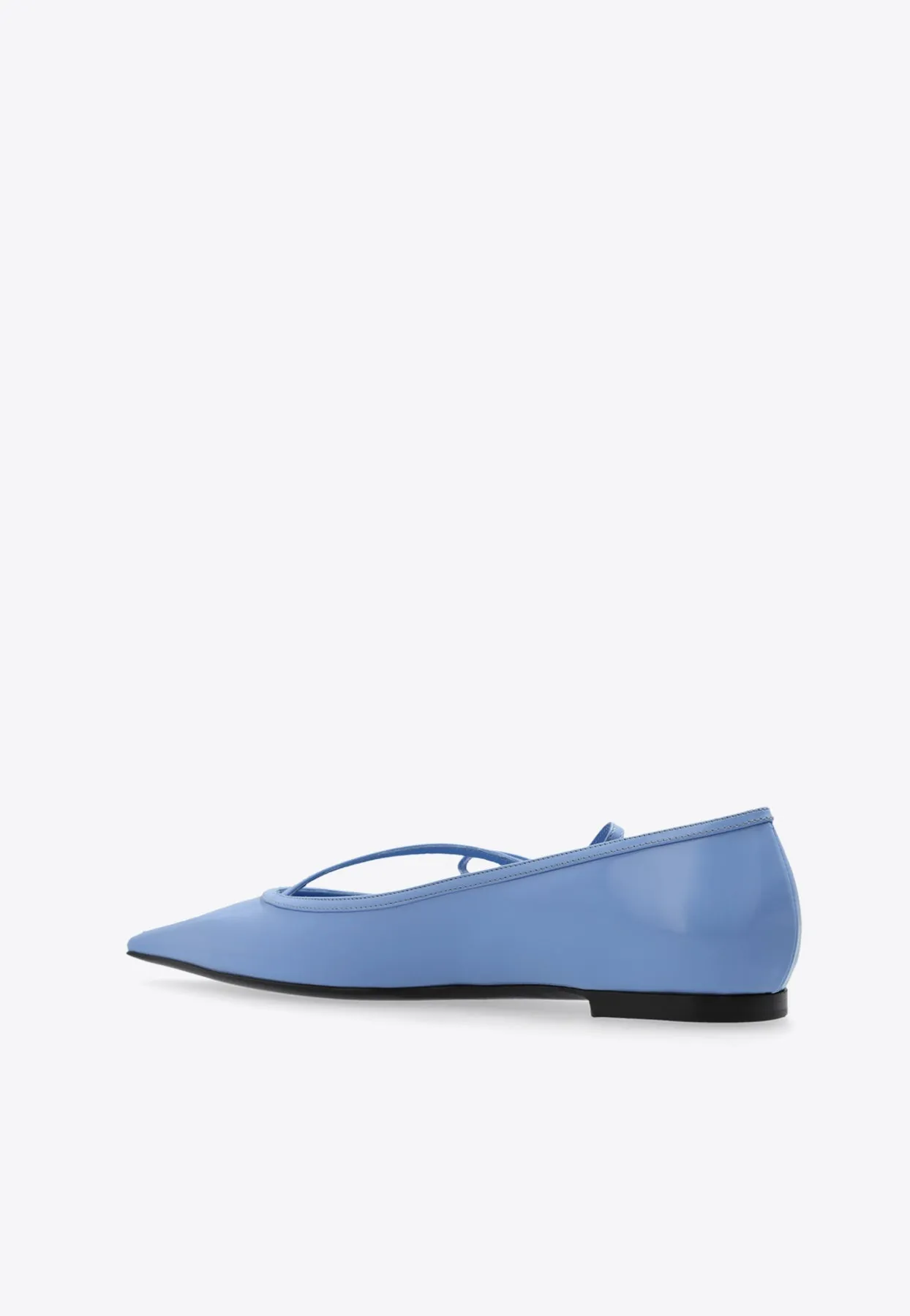 Mun Polished Leather Ballet Flats