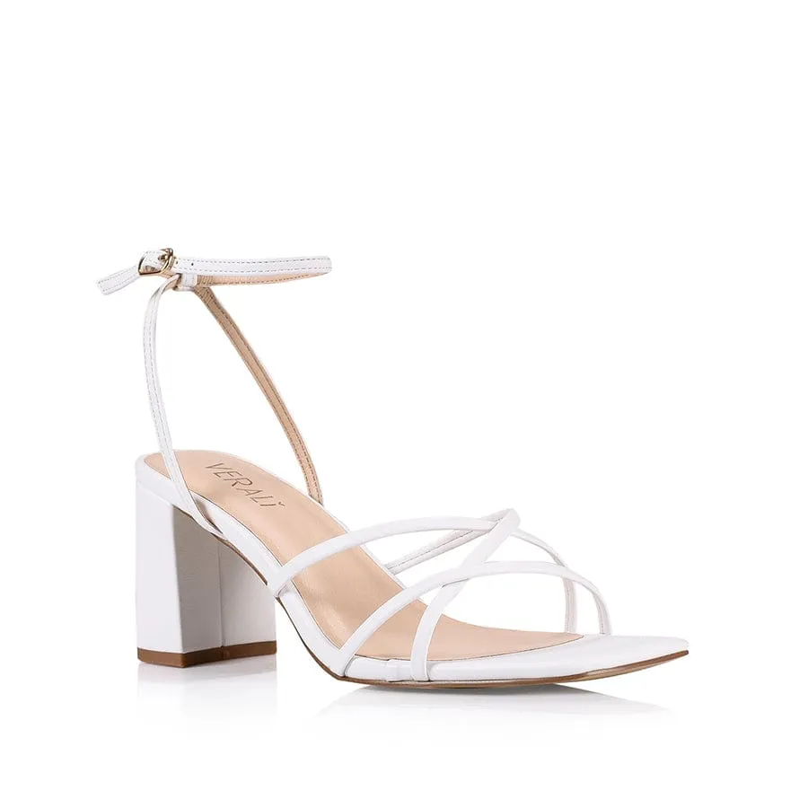 Nakita Block Heel White