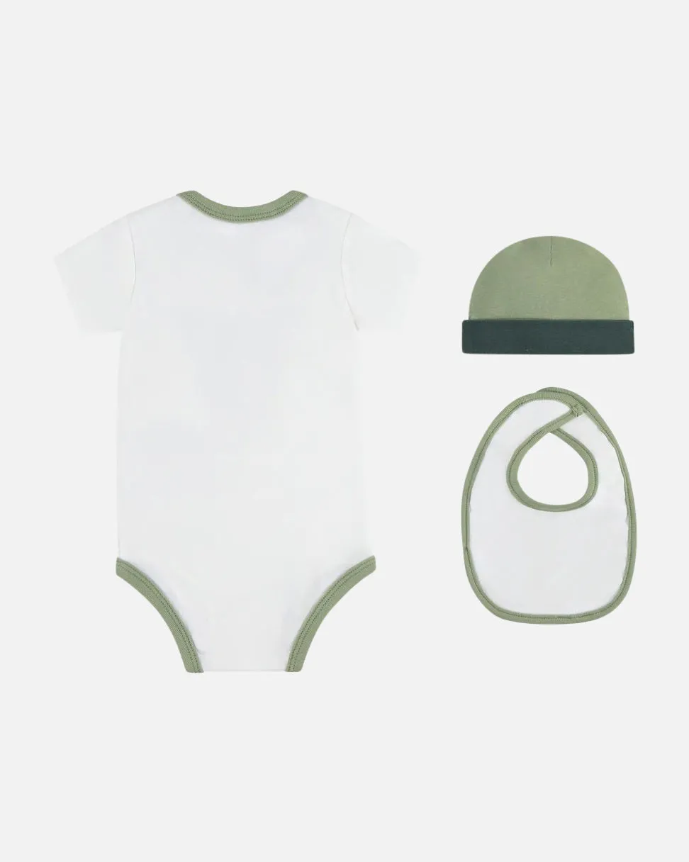 Nike Infants' Bodysuit 3 Piece Gift Set Sail