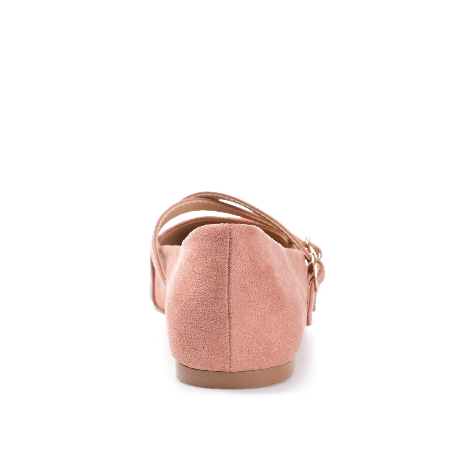 PATRICIA BALLET FLATS IN FAUX SUEDE