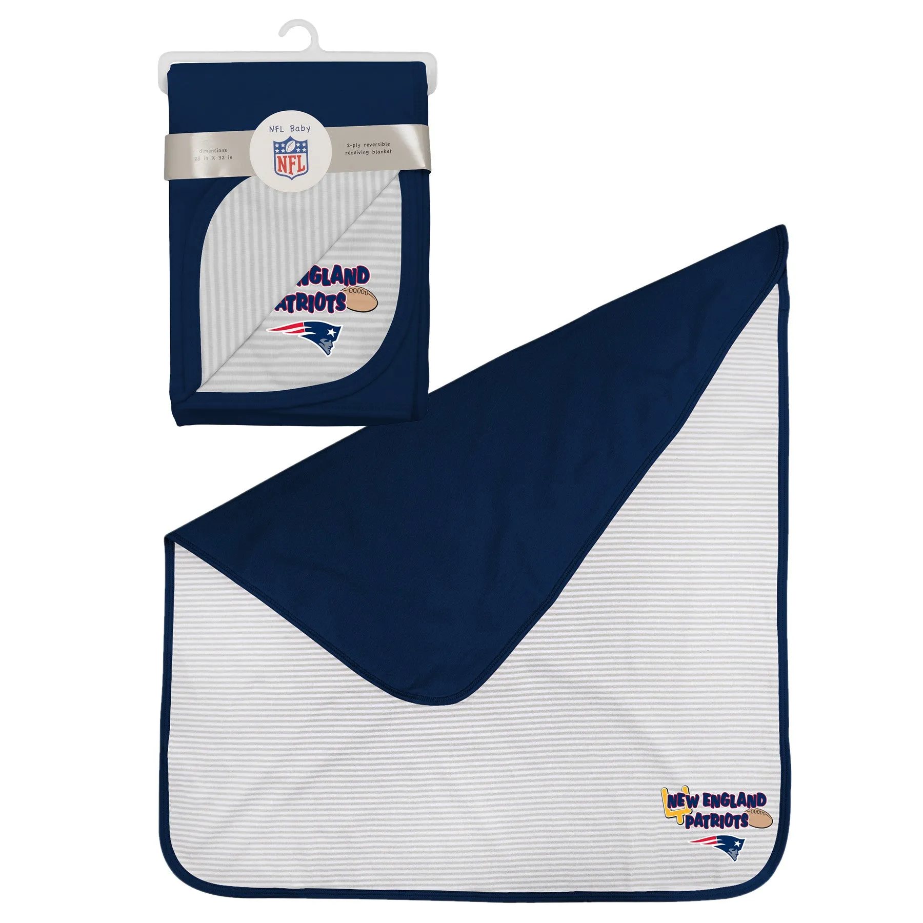 Patriots Newborn Baby Blanket