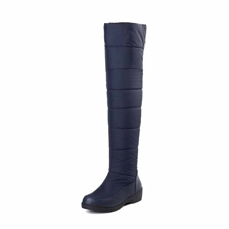 Womens Over Knee Snow Boots Winter Boot Waterproof Warm Outdoor Boot